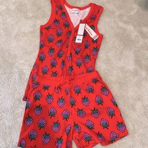 Hanna Andersson womens S PJ set strawberries
